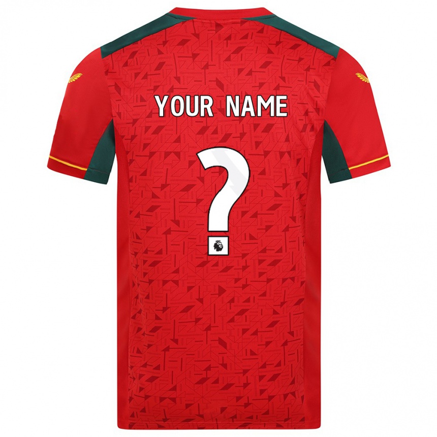 Hombre Fútbol Camiseta Su Nombre #0 Rojo 2ª Equipación 2023/24 México