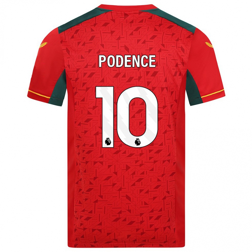 Hombre Fútbol Camiseta Daniel Podence #10 Rojo 2ª Equipación 2023/24 México