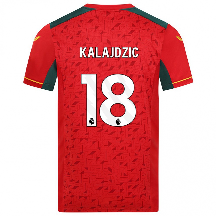 Hombre Fútbol Camiseta Sasa Kalajdzic #18 Rojo 2ª Equipación 2023/24 México