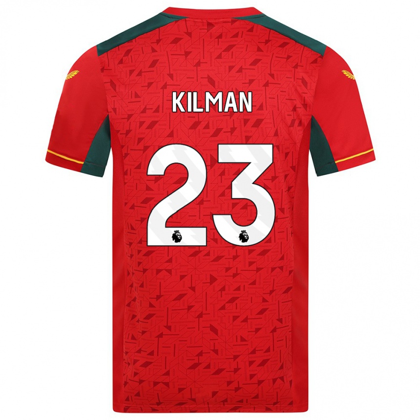 Hombre Fútbol Camiseta Max Kilman #23 Rojo 2ª Equipación 2023/24 México