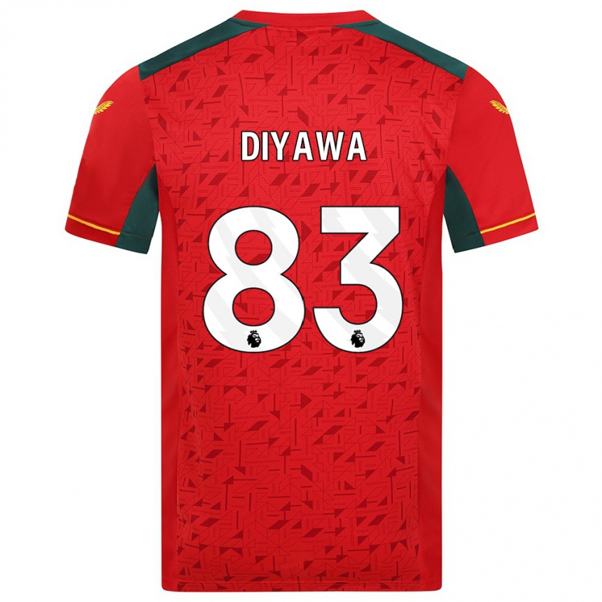 Hombre Fútbol Camiseta Aaron Keto-Diyawa #83 Rojo 2ª Equipación 2023/24 México