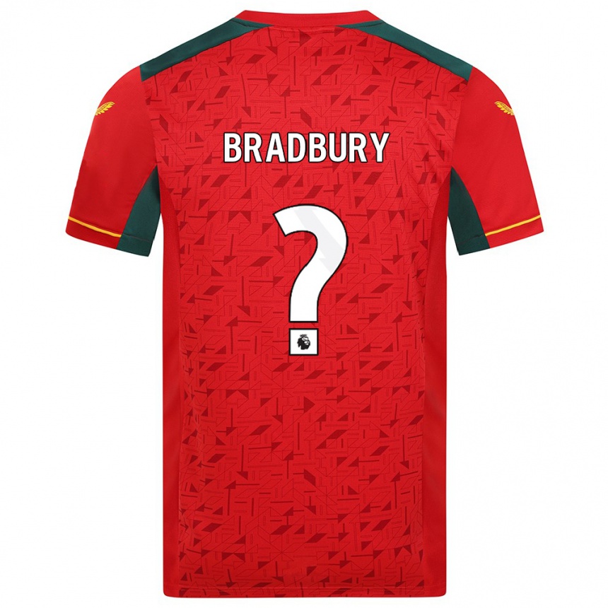 Hombre Fútbol Camiseta Mackenzie Bradbury #0 Rojo 2ª Equipación 2023/24 México