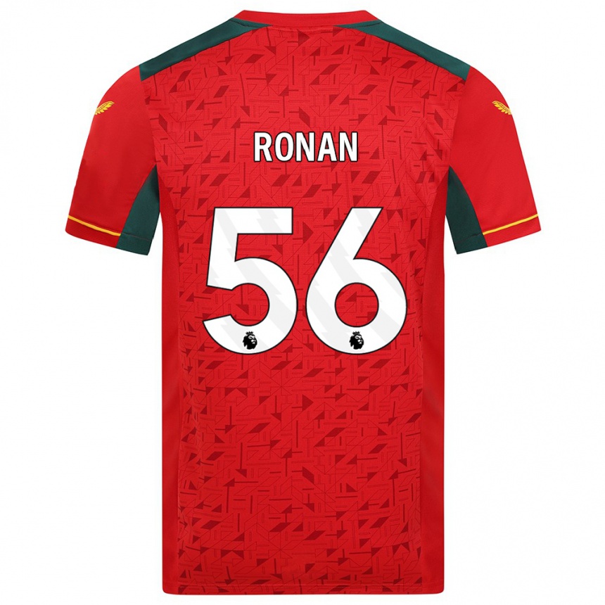 Hombre Fútbol Camiseta Connor Ronan #56 Rojo 2ª Equipación 2023/24 México