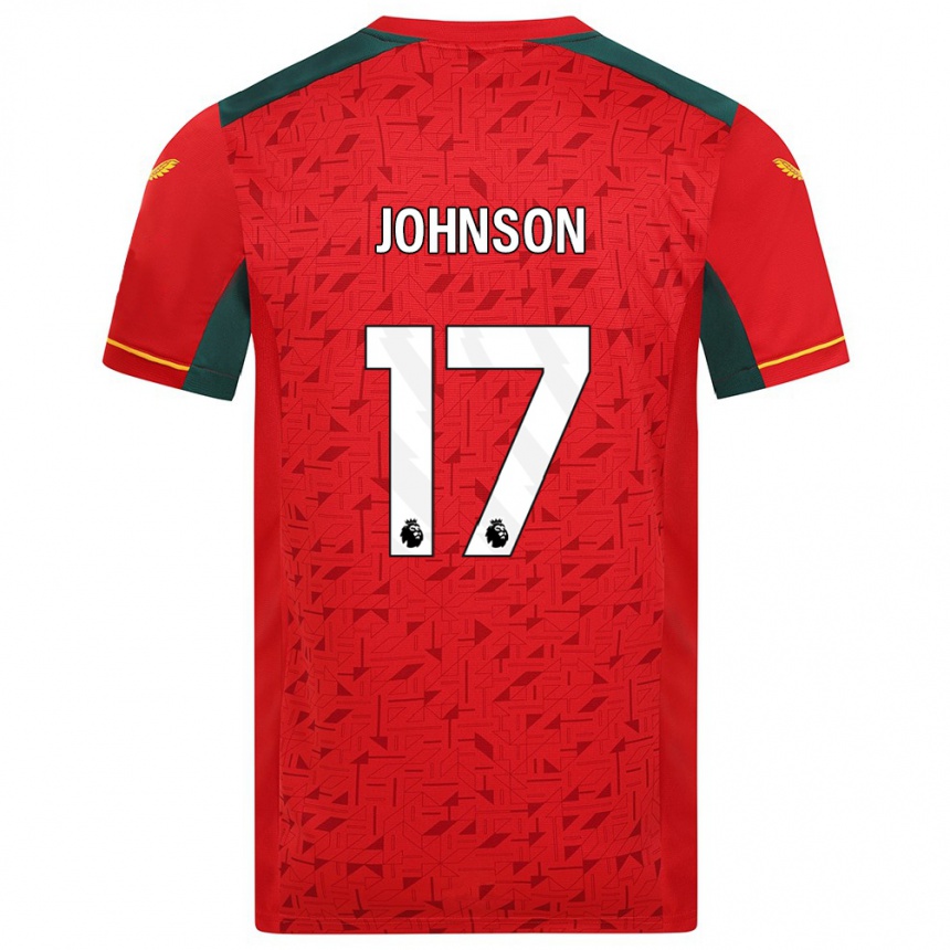 Hombre Fútbol Camiseta Katie Johnson #17 Rojo 2ª Equipación 2023/24 México