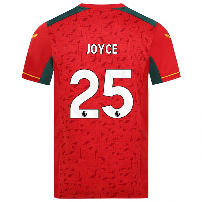 Hombre Fútbol Camiseta Leonie Joyce #25 Rojo 2ª Equipación 2023/24 México