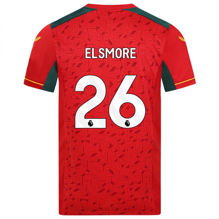 Hombre Fútbol Camiseta Ria Elsmore #26 Rojo 2ª Equipación 2023/24 México