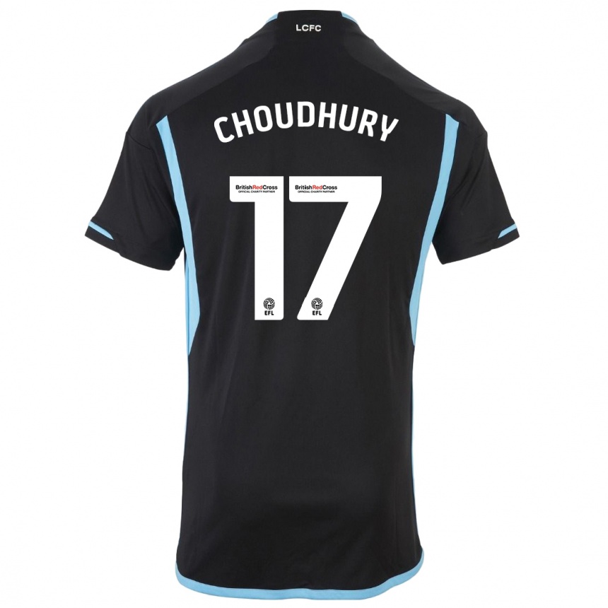 Hombre Fútbol Camiseta Hamza Choudhury #17 Negro 2ª Equipación 2023/24 México