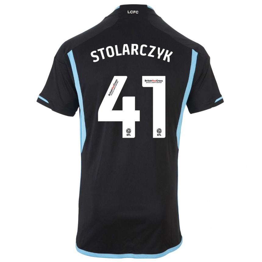 Hombre Fútbol Camiseta Jakub Stolarczyk #41 Negro 2ª Equipación 2023/24 México