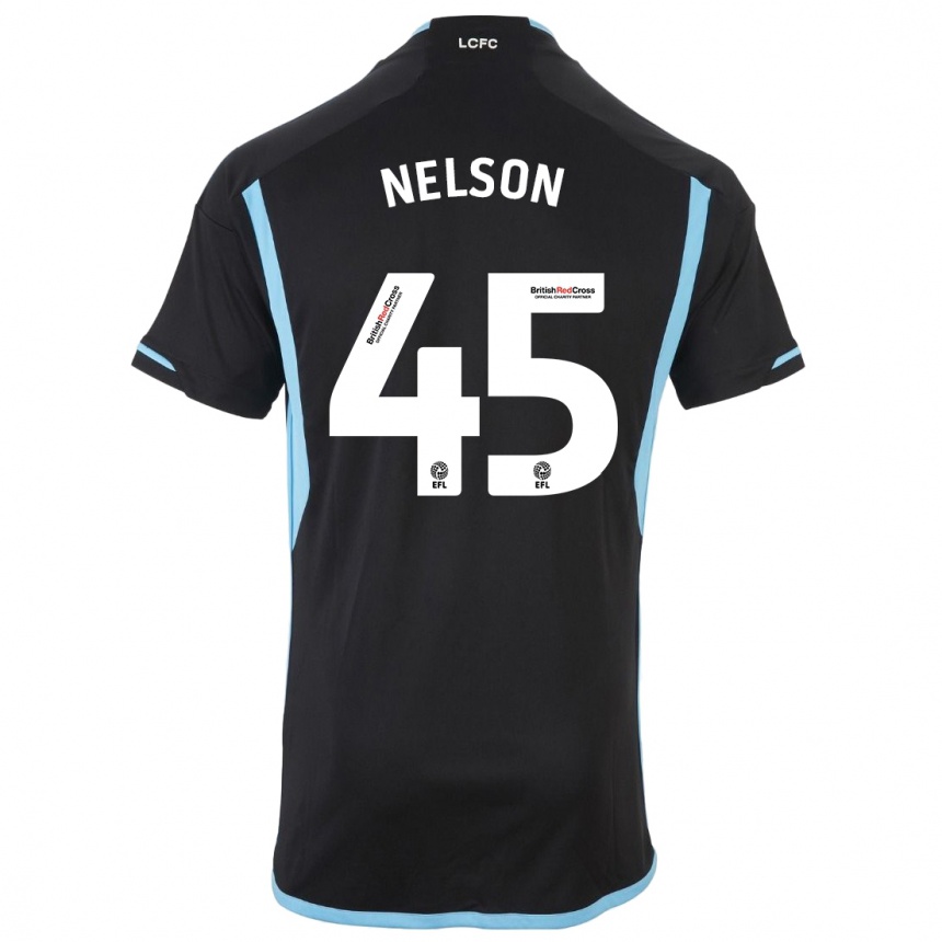 Hombre Fútbol Camiseta Ben Nelson #45 Negro 2ª Equipación 2023/24 México