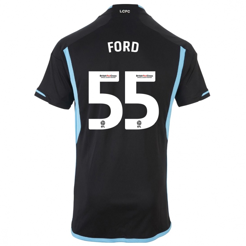 Hombre Fútbol Camiseta Harvey Godsmark-Ford #55 Negro 2ª Equipación 2023/24 México