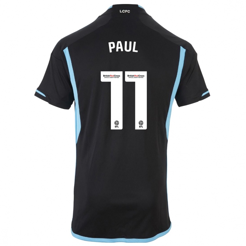 Hombre Fútbol Camiseta Lachante Paul #11 Negro 2ª Equipación 2023/24 México