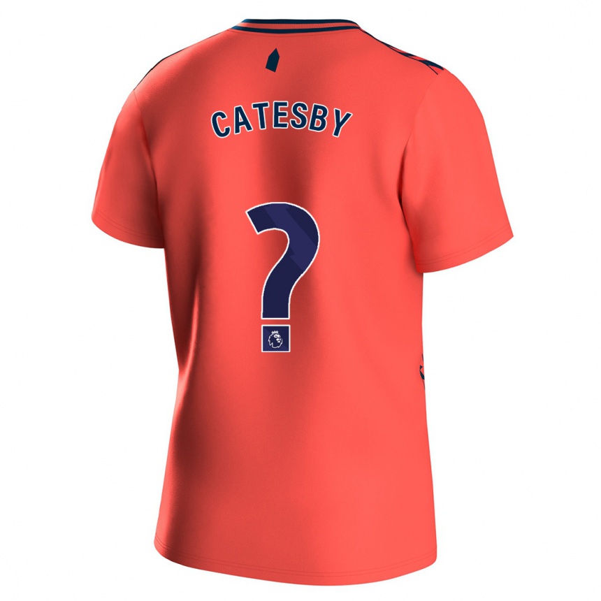 Hombre Fútbol Camiseta Joel Catesby #0 Coralino 2ª Equipación 2023/24 México