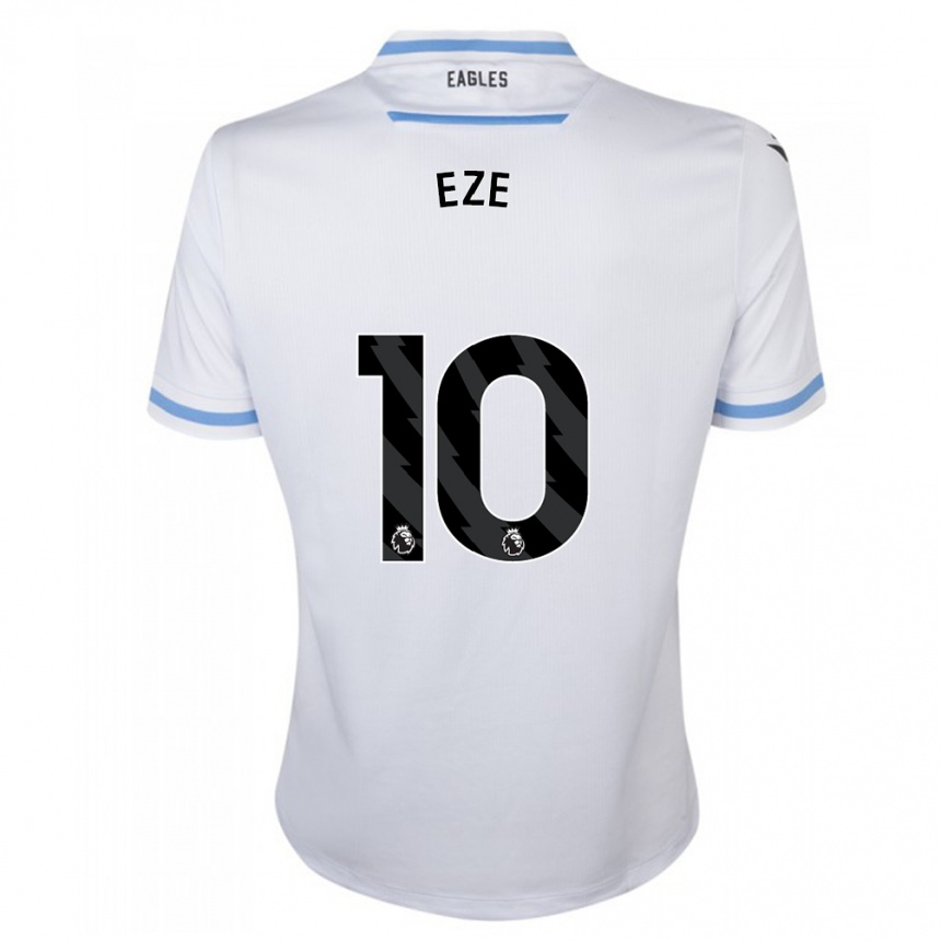 Hombre Fútbol Camiseta Eberechi Eze #10 Blanco 2ª Equipación 2023/24 México