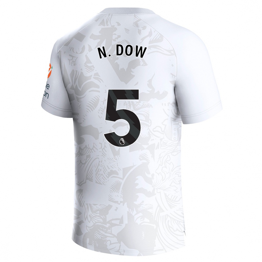 Hombre Fútbol Camiseta Elisha N'dow #5 Blanco 2ª Equipación 2023/24 México