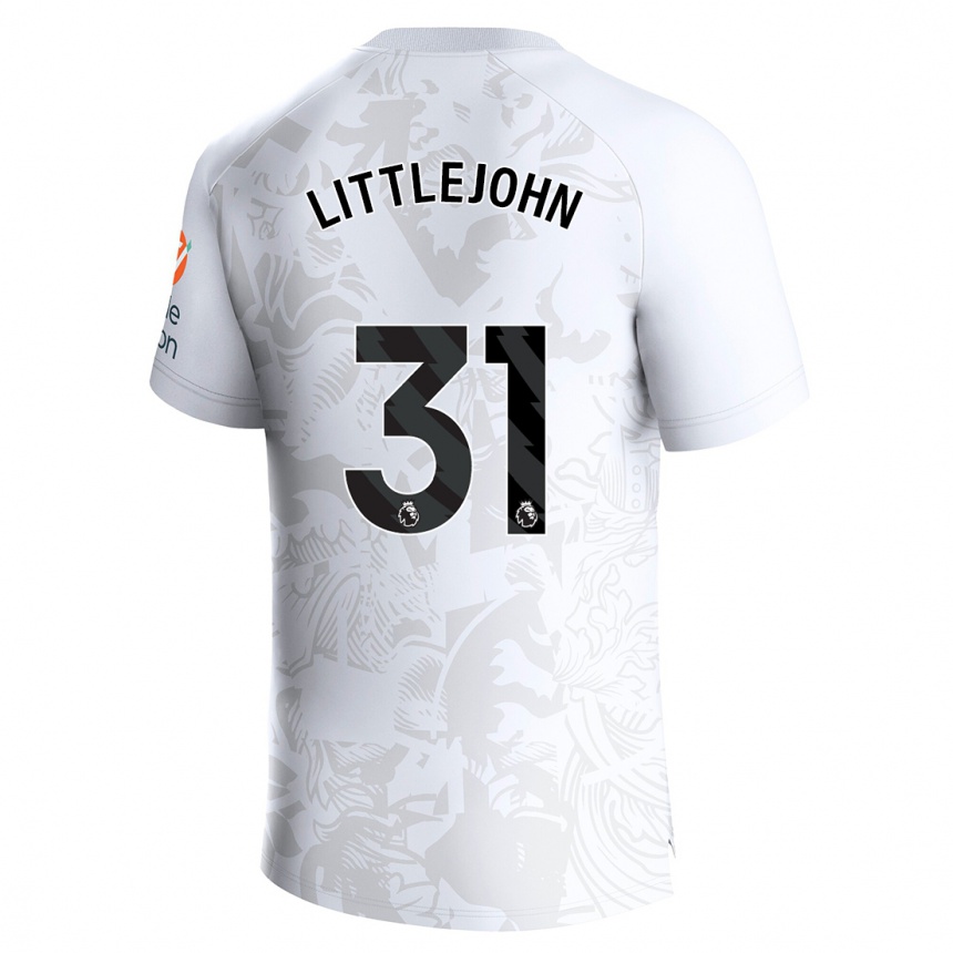 Hombre Fútbol Camiseta Ruesha Littlejohn #31 Blanco 2ª Equipación 2023/24 México