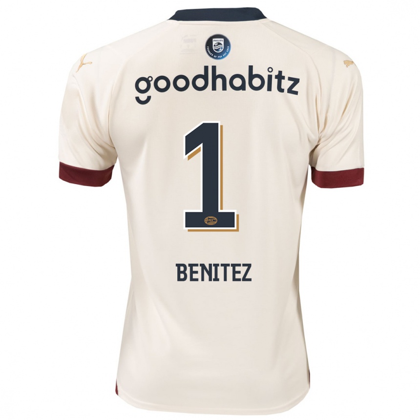 Hombre Fútbol Camiseta Walter Benítez #1 Blanquecino 2ª Equipación 2023/24 México