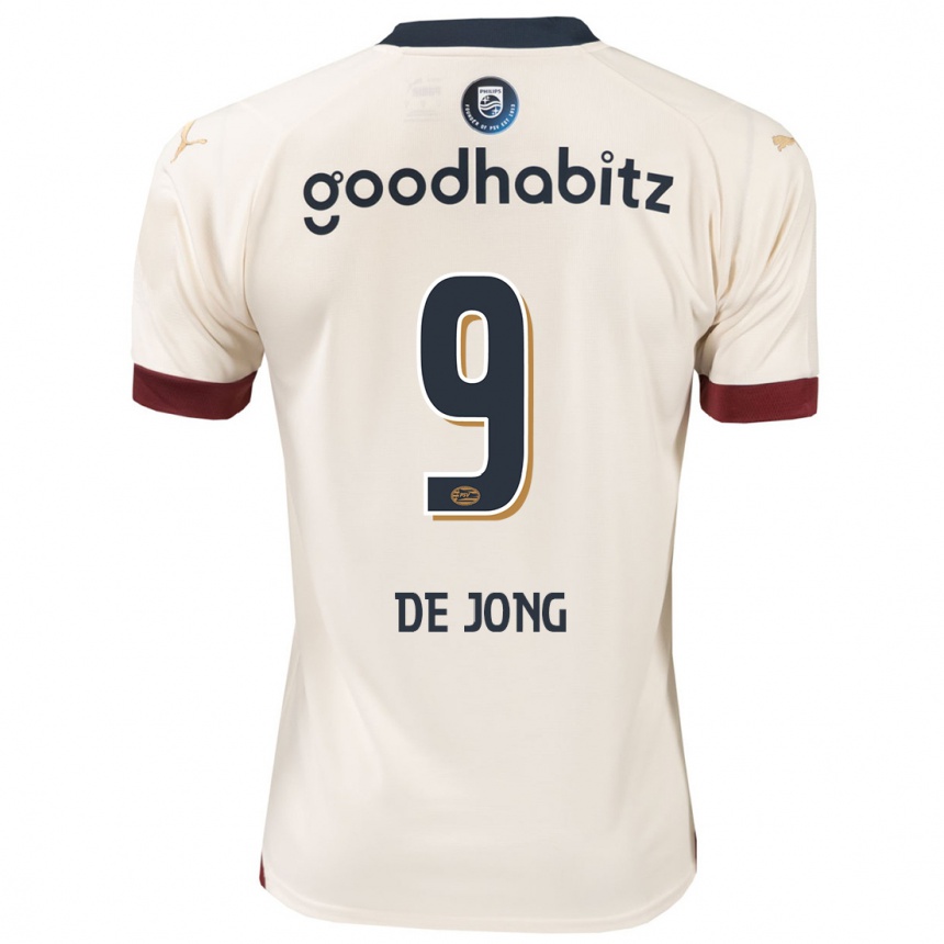 Hombre Fútbol Camiseta Luuk De Jong #9 Blanquecino 2ª Equipación 2023/24 México