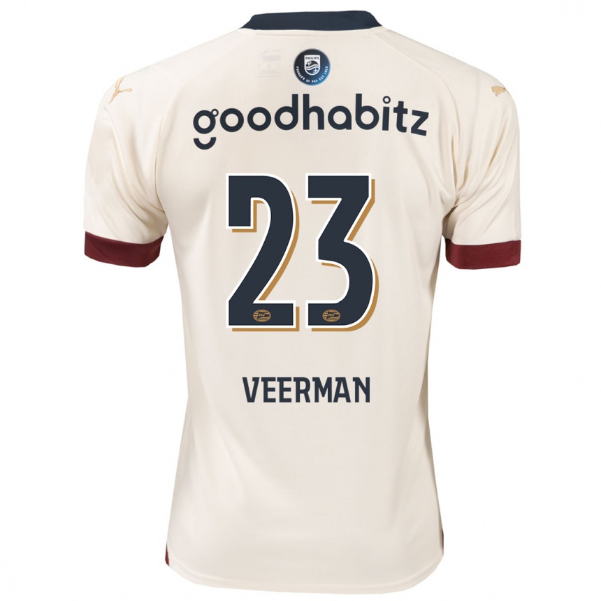 Hombre Fútbol Camiseta Joey Veerman #23 Blanquecino 2ª Equipación 2023/24 México