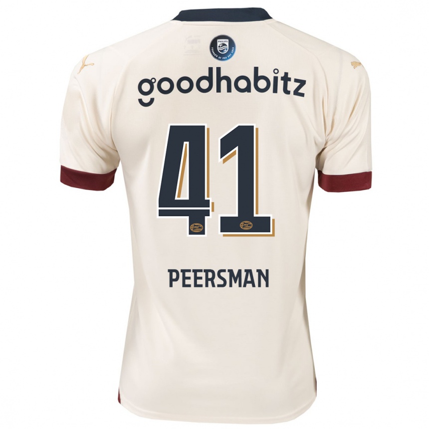 Hombre Fútbol Camiseta Kjell Peersman #41 Blanquecino 2ª Equipación 2023/24 México