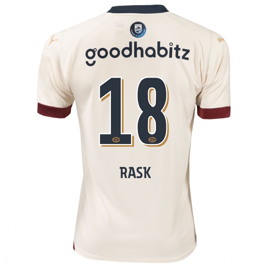 Hombre Fútbol Camiseta Caroline Rask #18 Blanquecino 2ª Equipación 2023/24 México