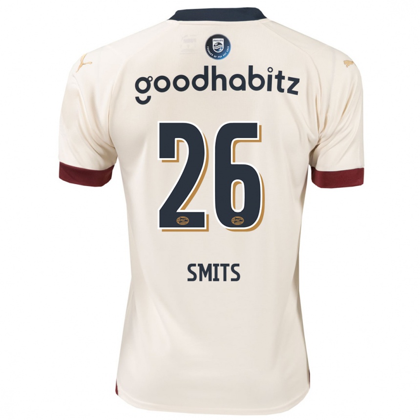 Hombre Fútbol Camiseta Eef Smits #26 Blanquecino 2ª Equipación 2023/24 México