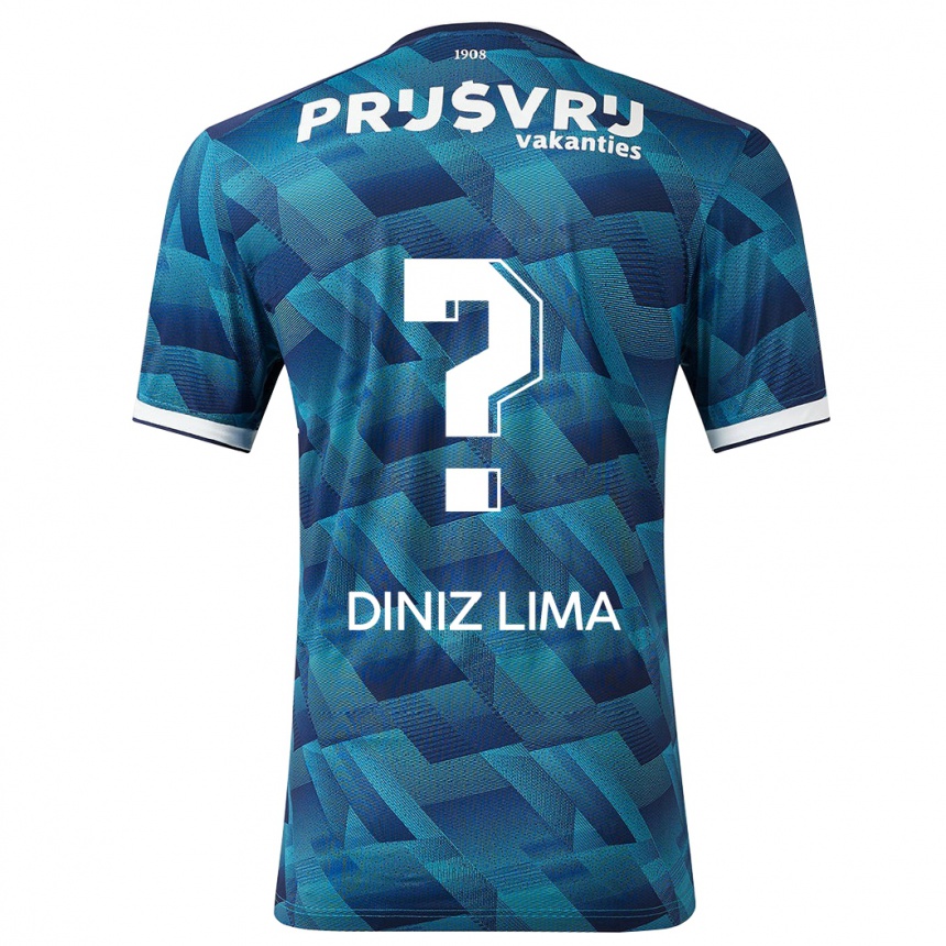 Hombre Fútbol Camiseta Lucas Diniz Lima #0 Azul 2ª Equipación 2023/24 México