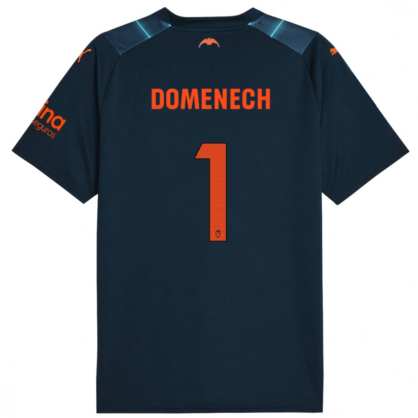 Hombre Fútbol Camiseta Jaume Doménech #1 Azul Marino 2ª Equipación 2023/24 México