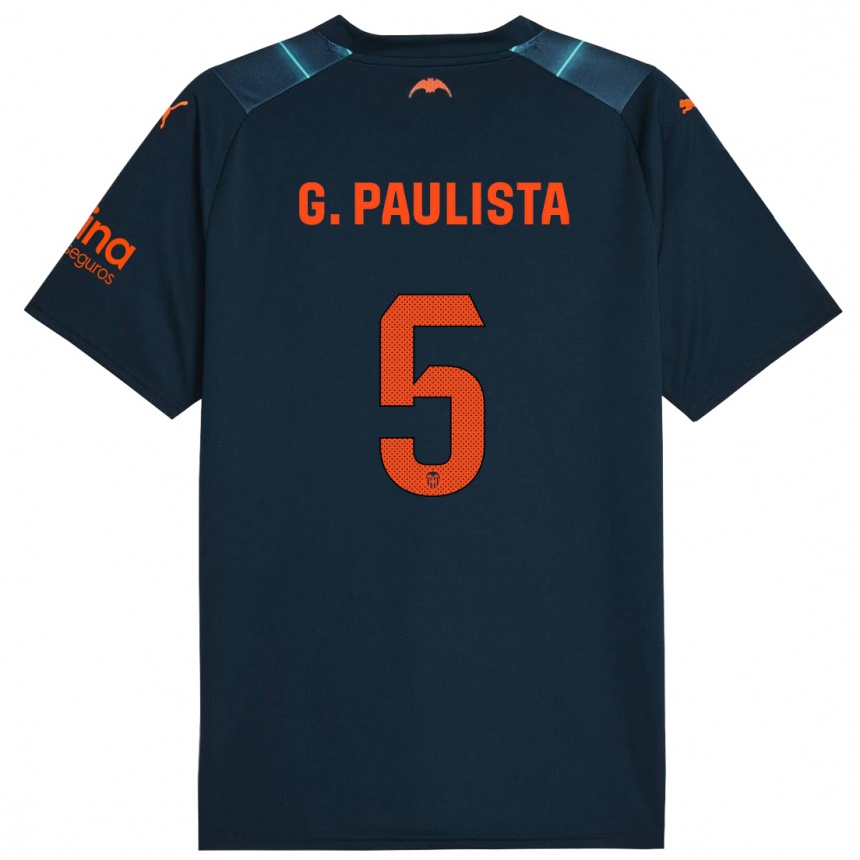 Hombre Fútbol Camiseta Gabriel Paulista #5 Azul Marino 2ª Equipación 2023/24 México