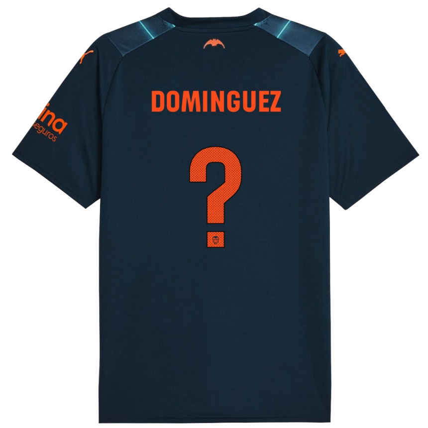 Hombre Fútbol Camiseta Mario Dominguez #0 Azul Marino 2ª Equipación 2023/24 México