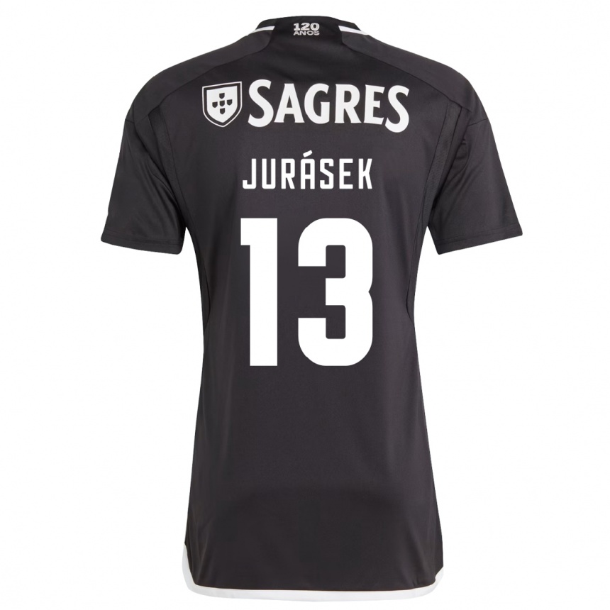 Hombre Fútbol Camiseta David Jurásek #13 Negro 2ª Equipación 2023/24 México