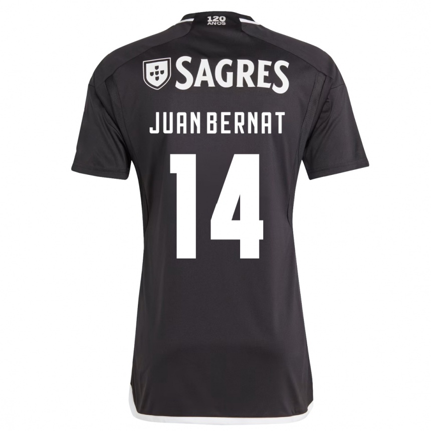 Hombre Fútbol Camiseta Juan Bernat #14 Negro 2ª Equipación 2023/24 México