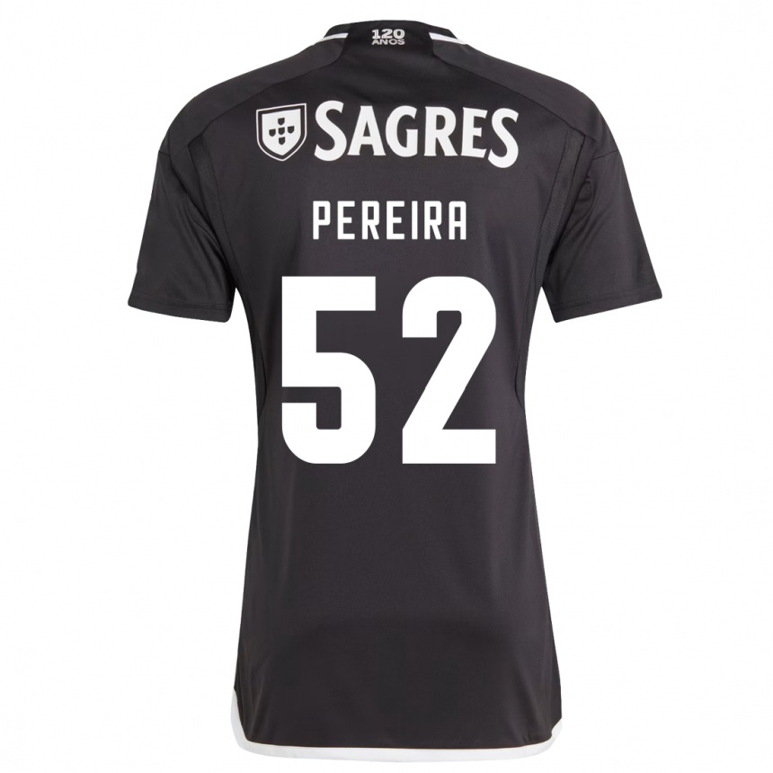 Hombre Fútbol Camiseta Henrique Pereira #52 Negro 2ª Equipación 2023/24 México