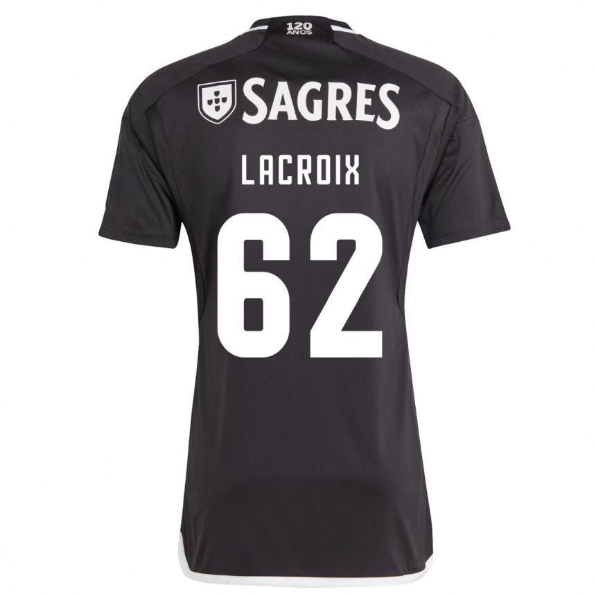 Hombre Fútbol Camiseta Lenny Lacroix #62 Negro 2ª Equipación 2023/24 México