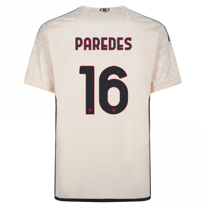 Hombre Fútbol Camiseta Leandro Paredes #16 Blanquecino 2ª Equipación 2023/24 México