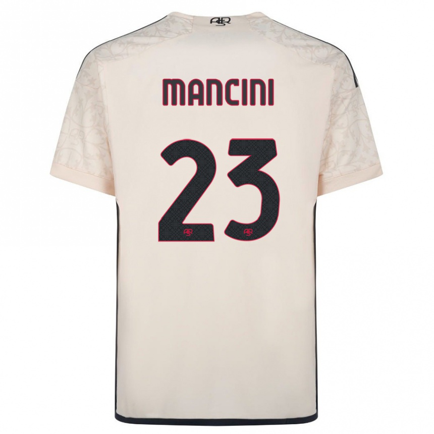 Hombre Fútbol Camiseta Gianluca Mancini #23 Blanquecino 2ª Equipación 2023/24 México