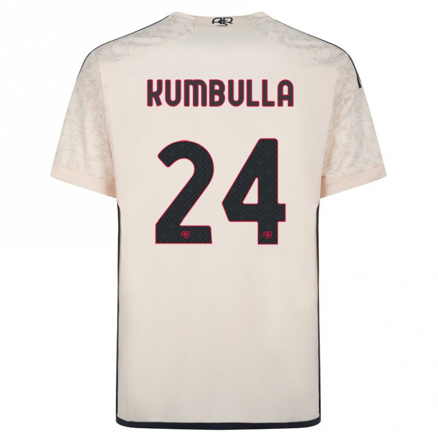 Hombre Fútbol Camiseta Marash Kumbulla #24 Blanquecino 2ª Equipación 2023/24 México