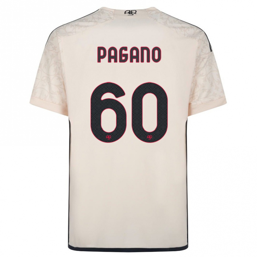 Hombre Fútbol Camiseta Riccardo Pagano #60 Blanquecino 2ª Equipación 2023/24 México