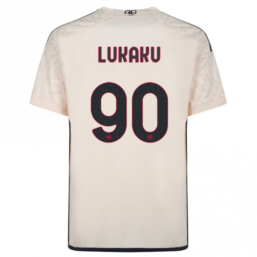 Hombre Fútbol Camiseta Romelu Lukaku #90 Blanquecino 2ª Equipación 2023/24 México