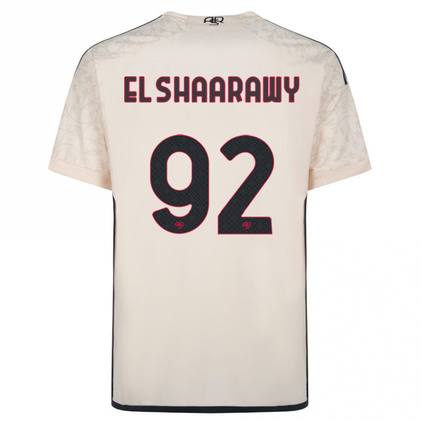 Hombre Fútbol Camiseta Stephan El Shaarawy #92 Blanquecino 2ª Equipación 2023/24 México