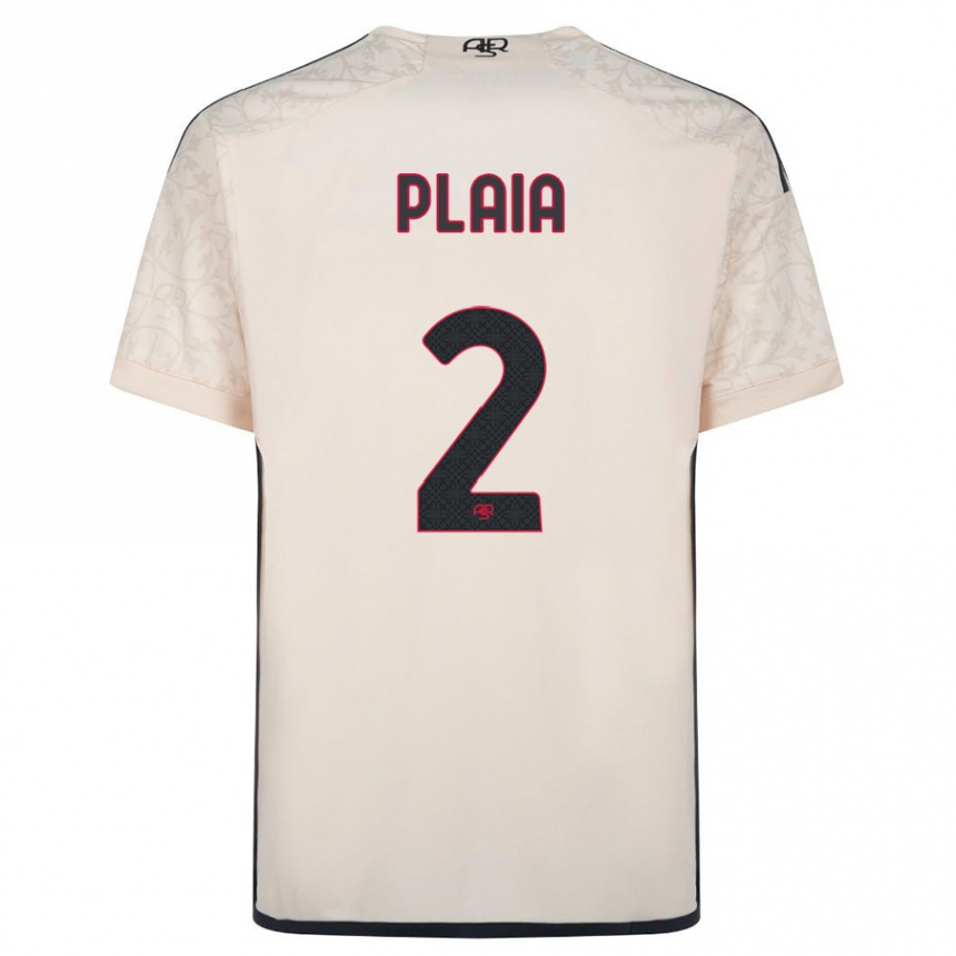 Hombre Fútbol Camiseta Matteo Plaia #2 Blanquecino 2ª Equipación 2023/24 México