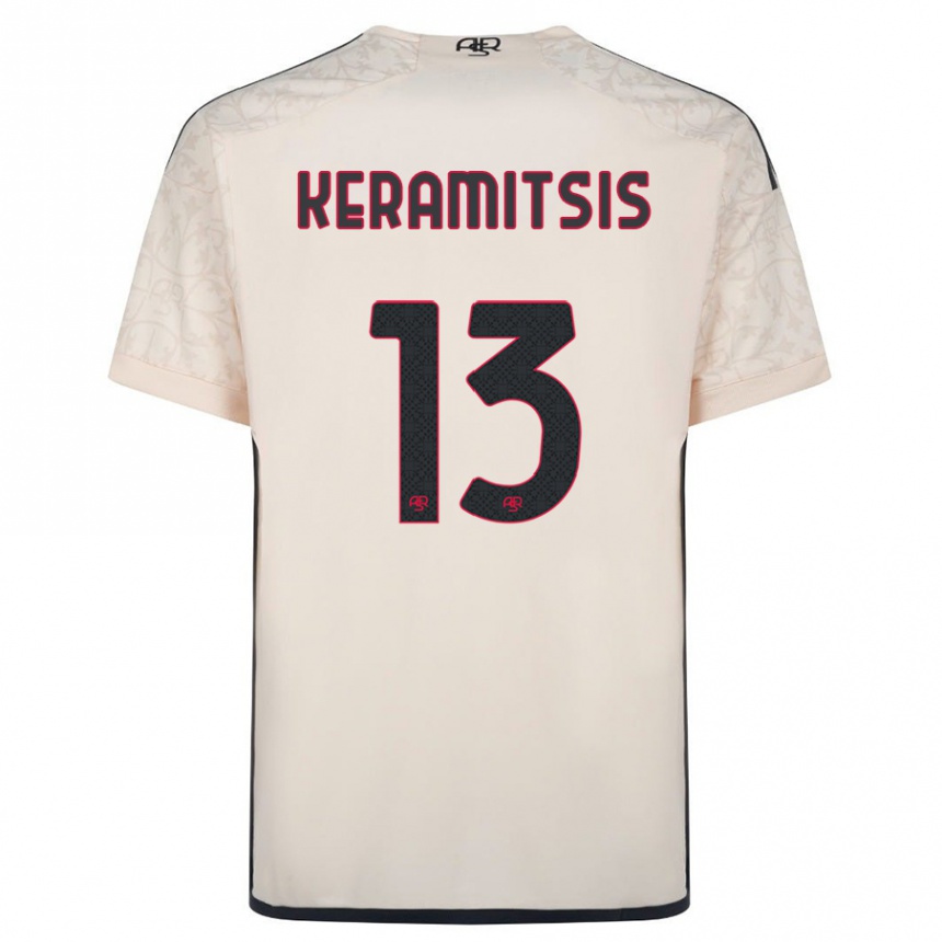 Hombre Fútbol Camiseta Dimitrios Keramitsis #13 Blanquecino 2ª Equipación 2023/24 México