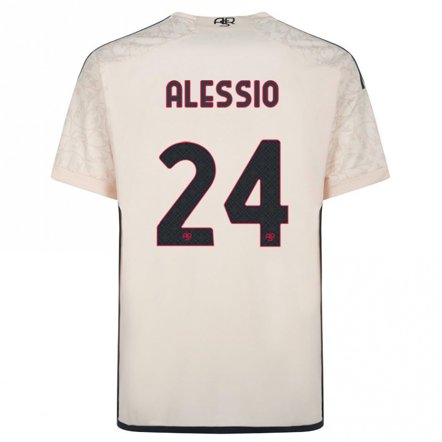 Hombre Fútbol Camiseta Filippo Alessio #24 Blanquecino 2ª Equipación 2023/24 México