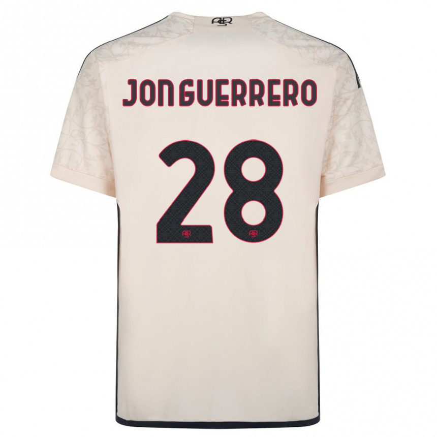 Hombre Fútbol Camiseta Julen Jon Guerrero #28 Blanquecino 2ª Equipación 2023/24 México