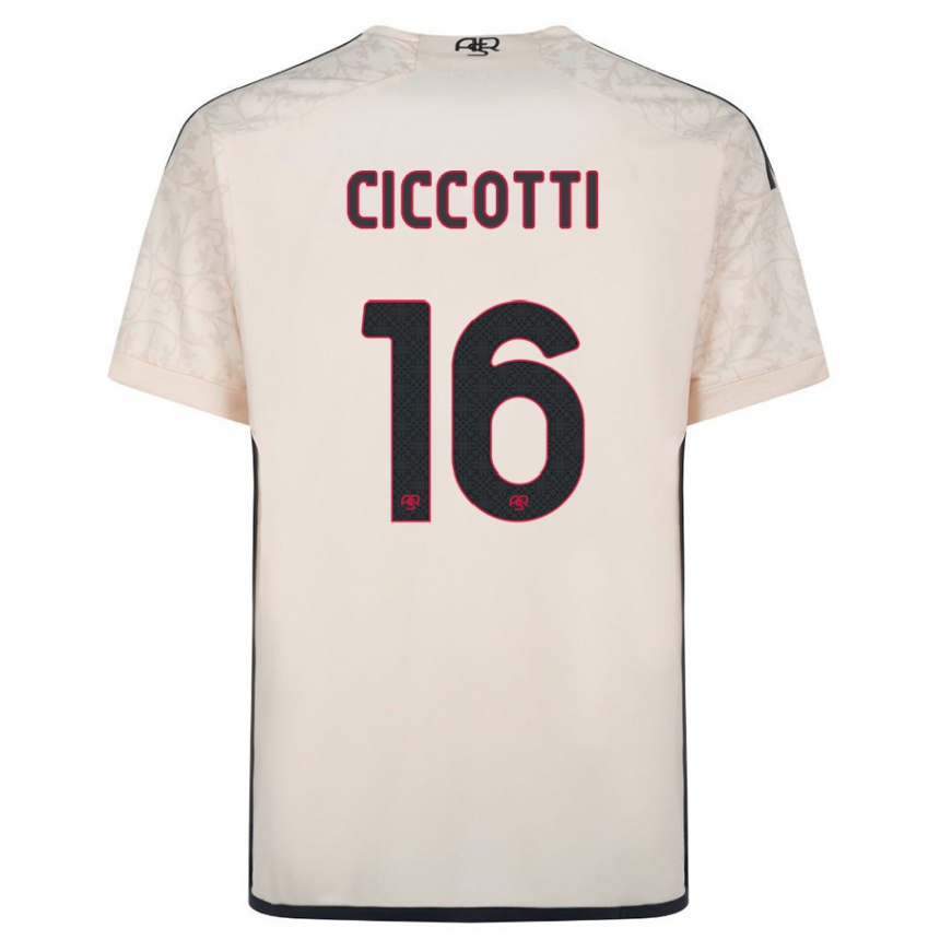 Hombre Fútbol Camiseta Claudia Ciccotti #16 Blanquecino 2ª Equipación 2023/24 México