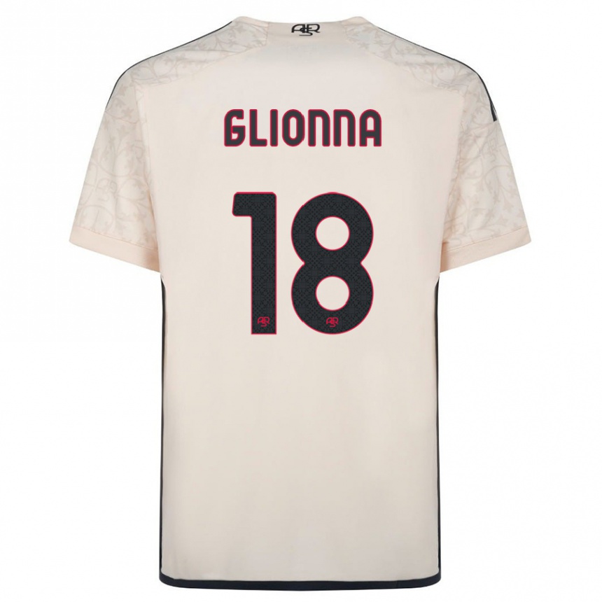 Hombre Fútbol Camiseta Benedetta Glionna #18 Blanquecino 2ª Equipación 2023/24 México