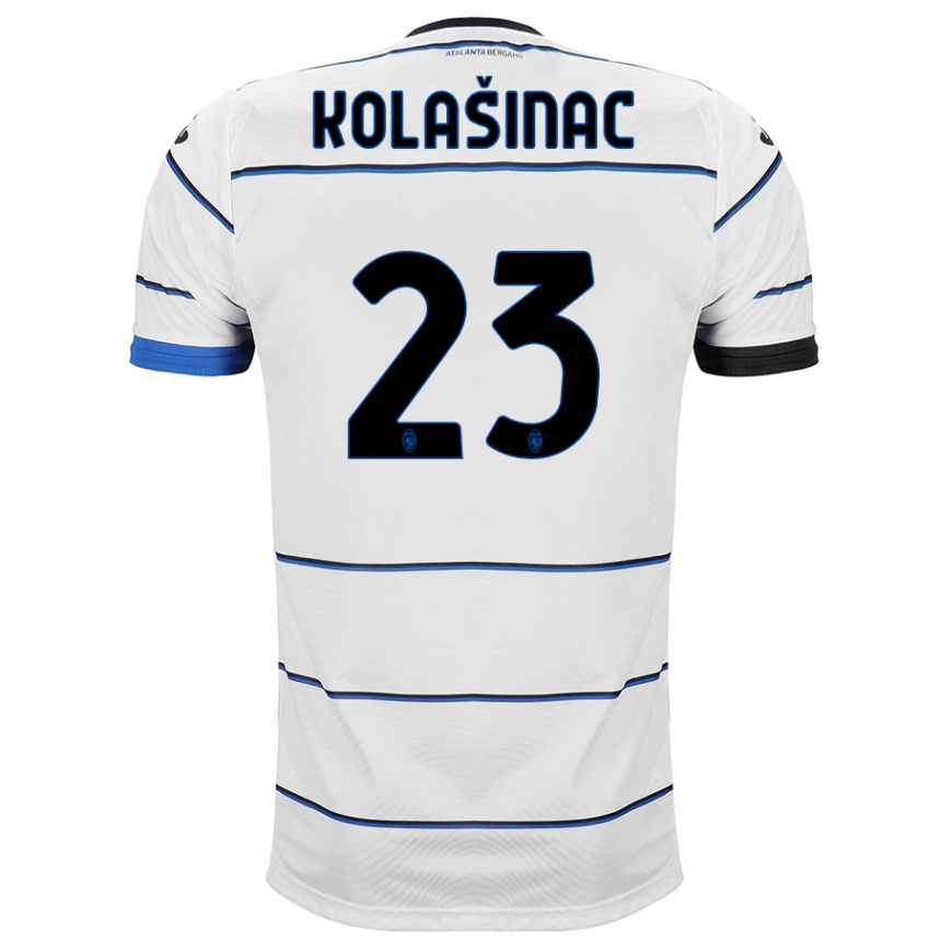 Hombre Fútbol Camiseta Sead Kolasinac #23 Blanco 2ª Equipación 2023/24 México