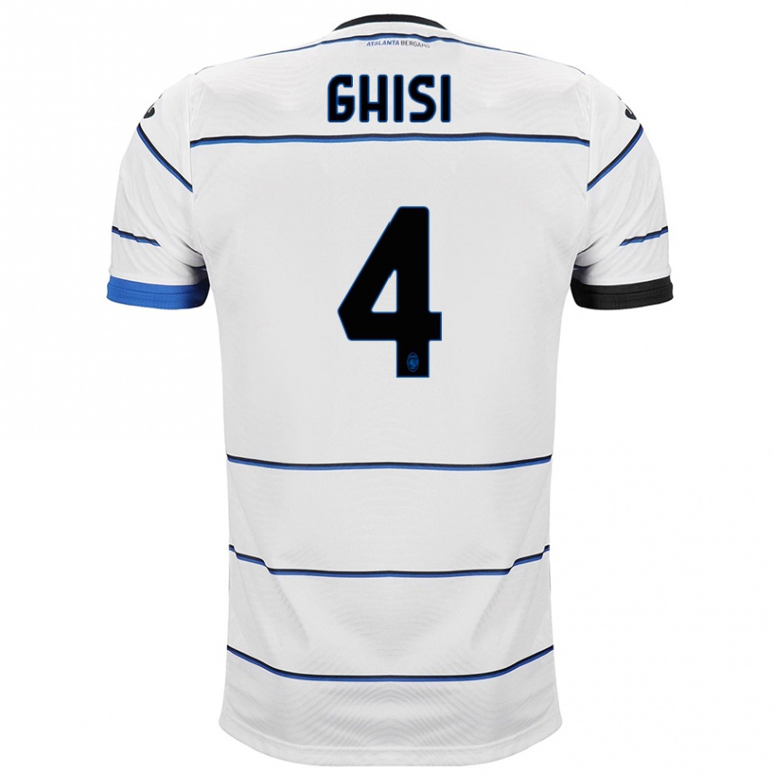 Hombre Fútbol Camiseta Laura Ghisi #4 Blanco 2ª Equipación 2023/24 México