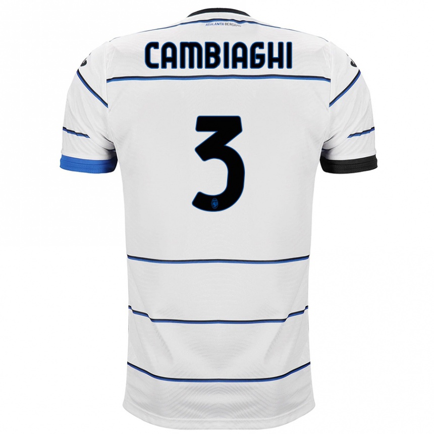 Hombre Fútbol Camiseta Michela Cambiaghi #3 Blanco 2ª Equipación 2023/24 México