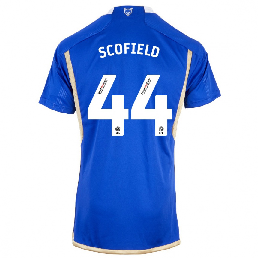 Mujer Fútbol Camiseta Connie Scofield #44 Azul Real 1ª Equipación 2023/24 México