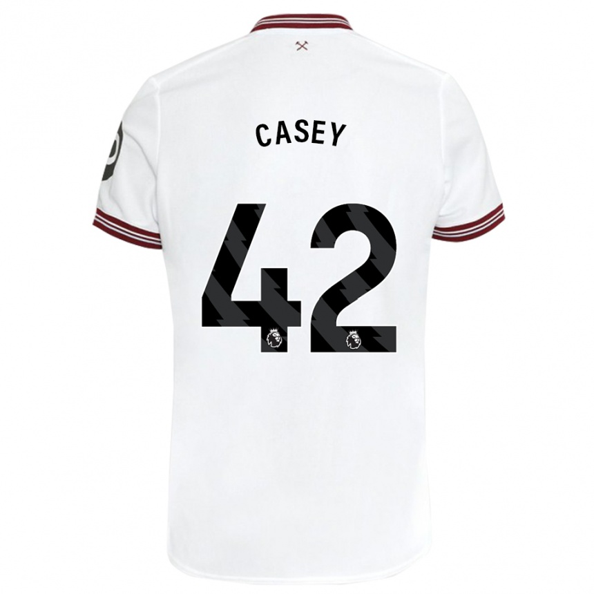 Mujer Fútbol Camiseta Kaelan Casey #42 Blanco 2ª Equipación 2023/24 México